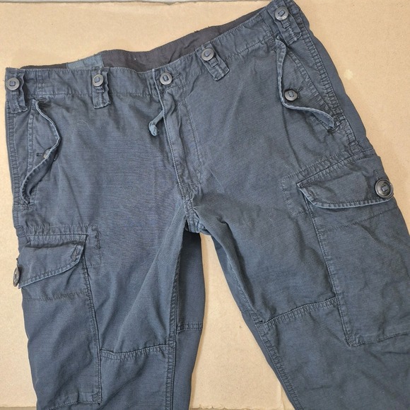 Polo Ralph Lauren RLPC Trousers Men's 36 x 30 Combat OG 107 GS Cargo Black - Picture 1 of 15